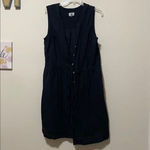 Old Navy waist-defined button up dress